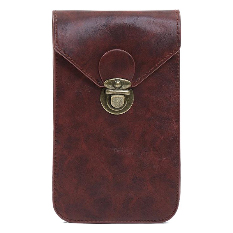 Hot Selling Men's Vertical Casual Mobile Phone Bag with Belt, Thin Small Waist Bag, Multifunctional Mini Sports Bag Wholesale