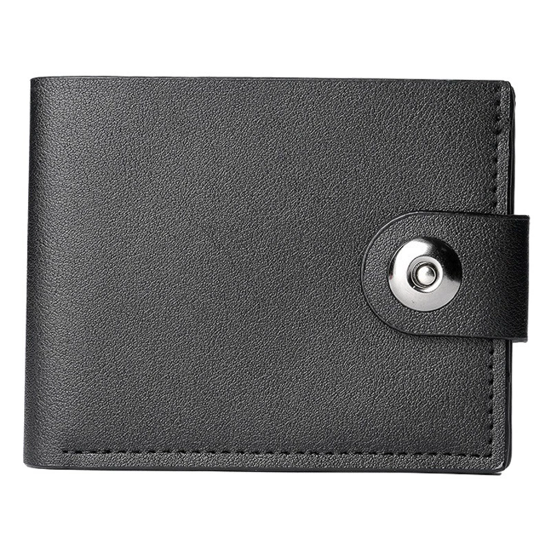 Мужской модный короткий кошелек на пуговицах, кошелек для отдыха с несколькими картами, трансграничный мужской кошелек, завод в наличии, прямые продажи