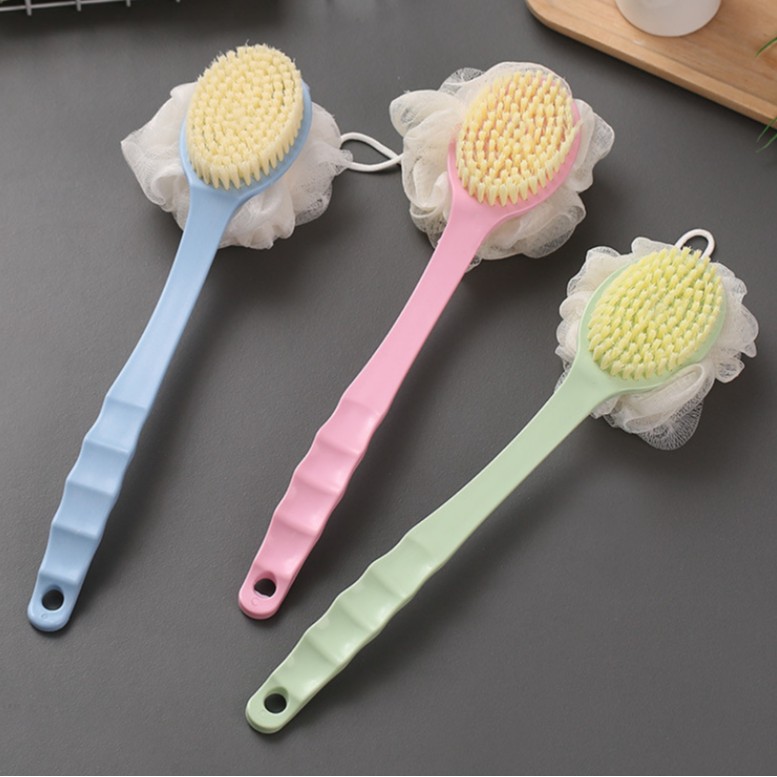 Double -sided bath ball long handle bath brush two -in -one bathing…