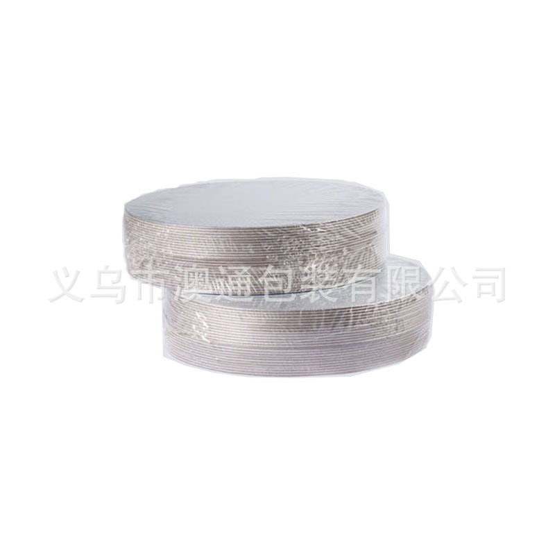 10寸 2mm，3mm纸托 金，银色 圆形 蛋糕托