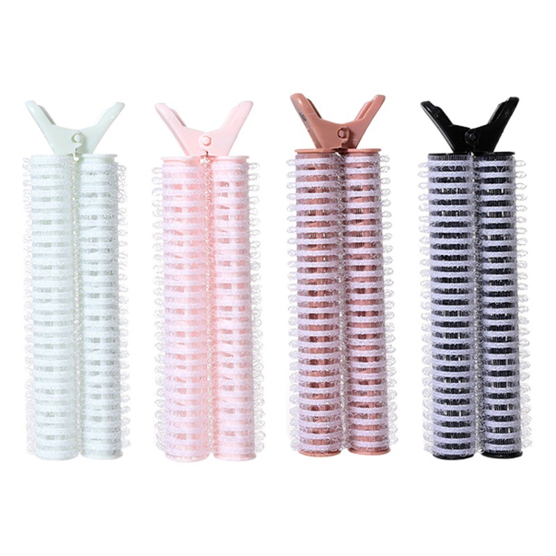 Pelo raíz PELO SUELTO clip perezoso aire flequillos auto-adhesivo mullido artefacto velcro flebang rizador s907