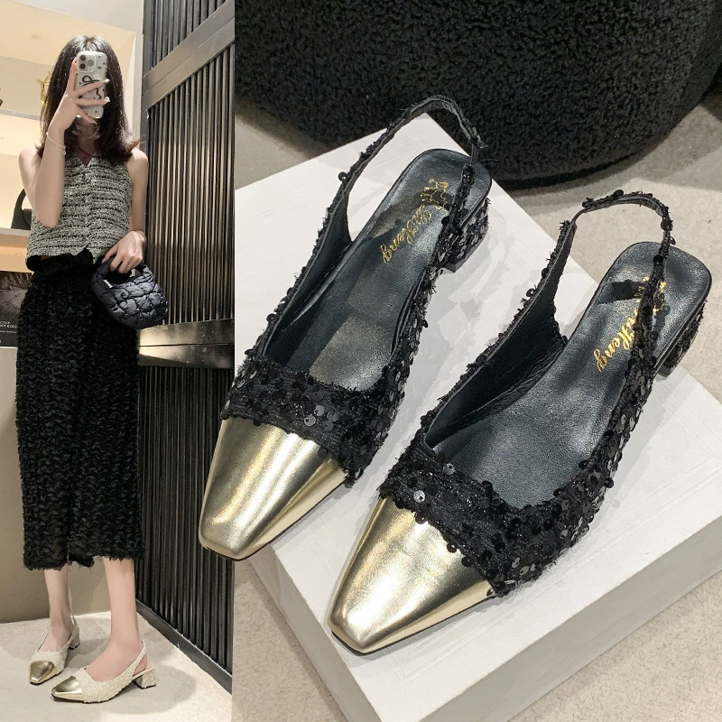 Fashionable universal summer sandals, Chanel style