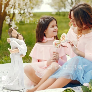 Cross-Border New Resin Statue Ornaments Mother's Day Mother and Daughter Hug Intimate Ornaments Crafts Home Ornaments Decoration Cross-Border New Resin Statue Ornaments Mother's Day Mother and Daughter Hug Intimate Ornaments Crafts Home Ornaments Decoration