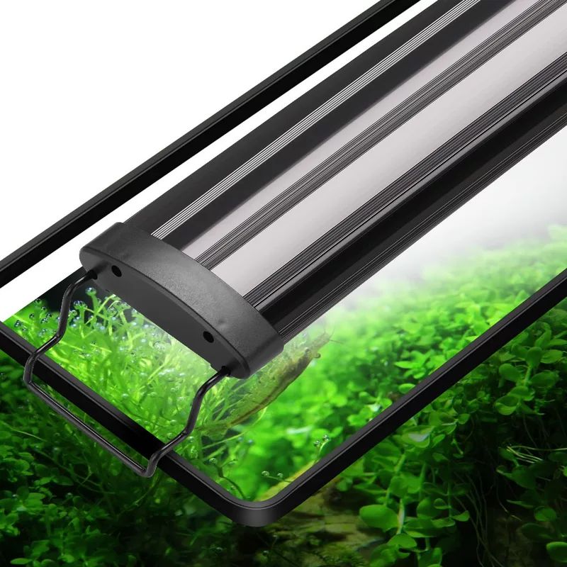 LED-лампа для аквариума, сверхтонкий алюминиевый сплав, регулируемая телескопическая подставка (±10 см), многоканальное освещение