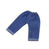 Overall, trousers, denim doll, jeans, children's clothing, scale 1:6, 12inch, 30cm
