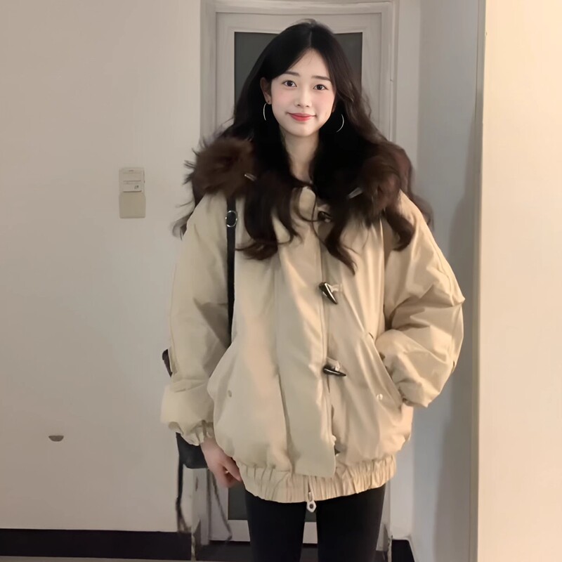 Workwear down Cotton Jacket for Women 2025 New Korean Style Loose Parka Super Nice Cotton Coat Winter Thickeneded Cotton Jacket