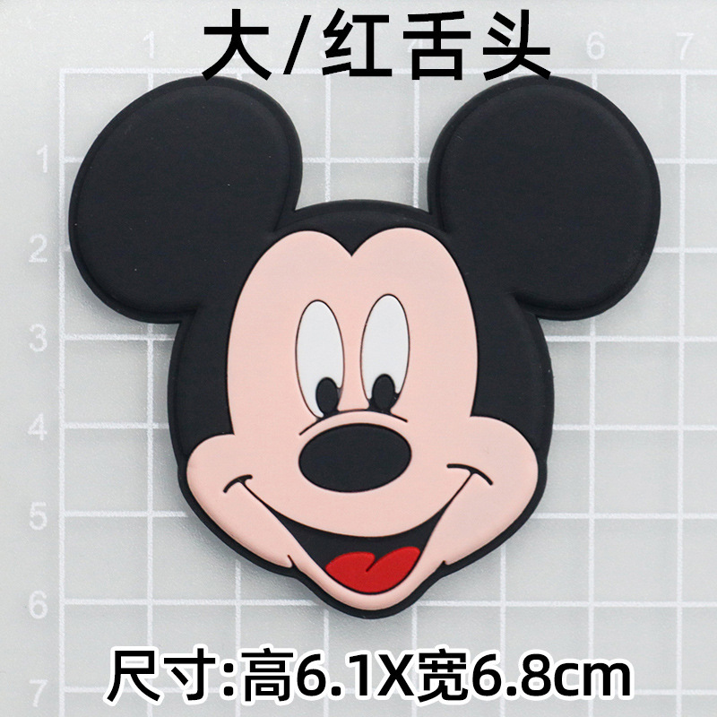 大小ミッキーミニーミッキーマウス DIY 漫画装飾アクセサリー携帯電話ケースパッチ下駄スリッパバックルステッカー|undefined