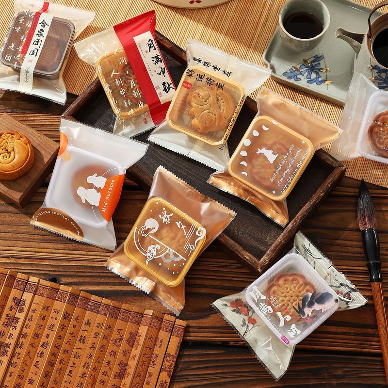 2025新款月饼包装袋50g-125克中秋流心冰皮蛋黄酥机封袋月饼袋子|undefined