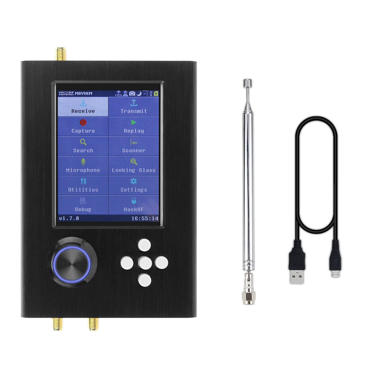 跨境 hackrf one portapack H2 无线电收发器接收SDR软件开发套件
