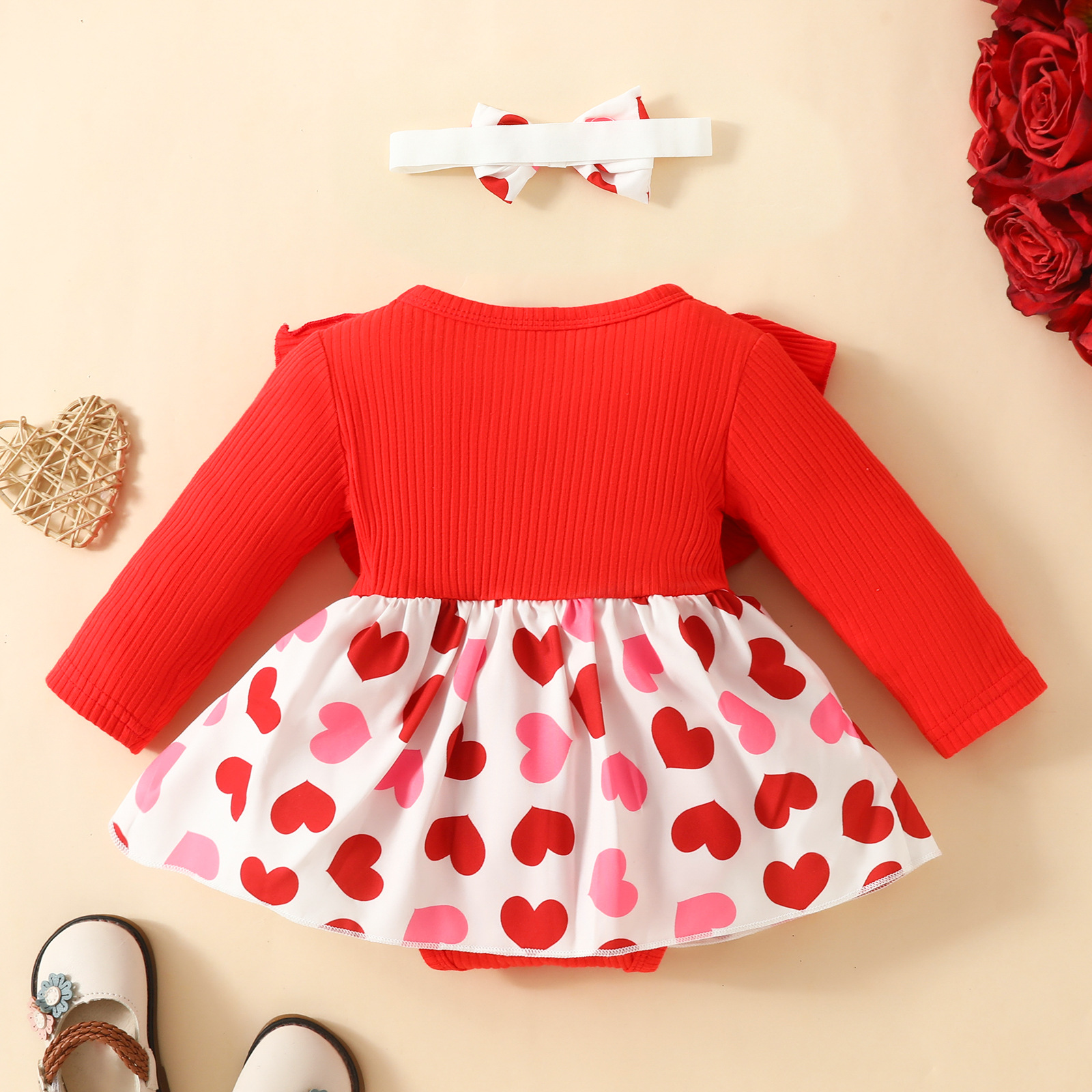 Casual Color Block Cotton Baby Clothing Sets display picture 2