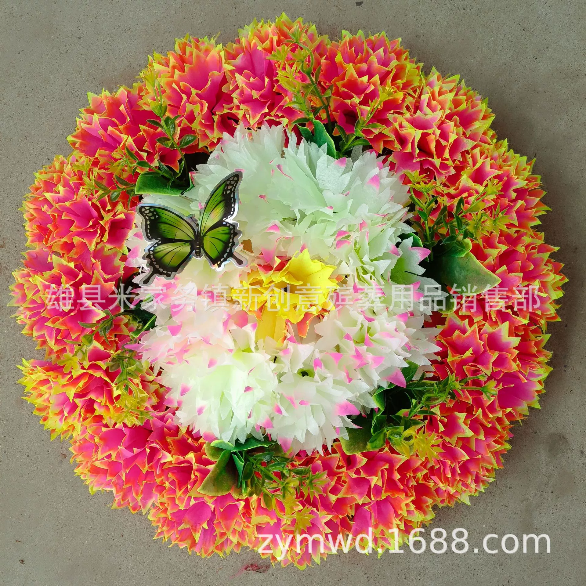Qingming Festival Chrysanthemum Small flower wreaths new creative funeral on grave worship artificial flowers funeral bouquet wholesale