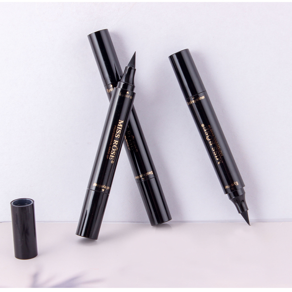 Fashion Eyeliner Double-headed Liquid Eyeliner Pen Ultra-fine Waterproof Quick-drying display picture 1