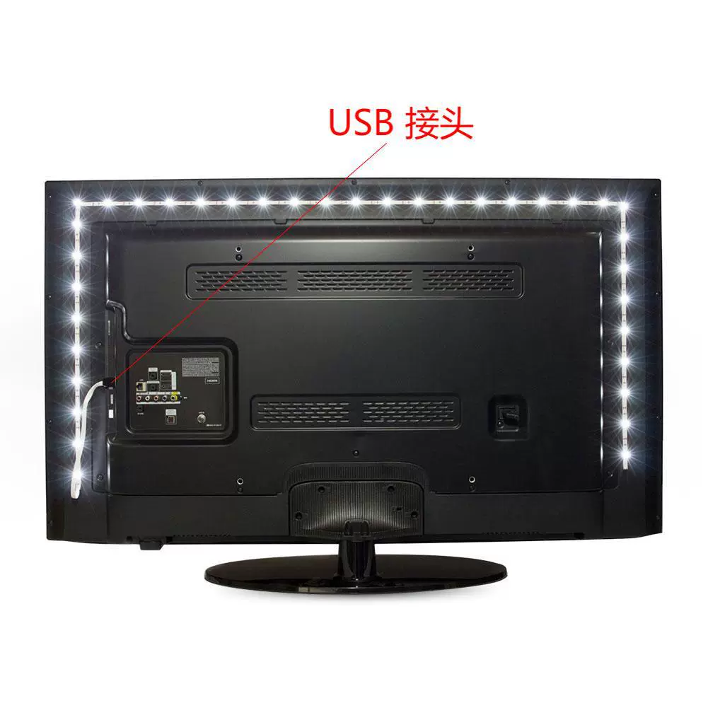 USB светодиодная лента (Unsally) 2835 SMD — 0,5–5 м, белый или тёплый свет, открытая или эпоксидная водонепроницаемость, 5V USB