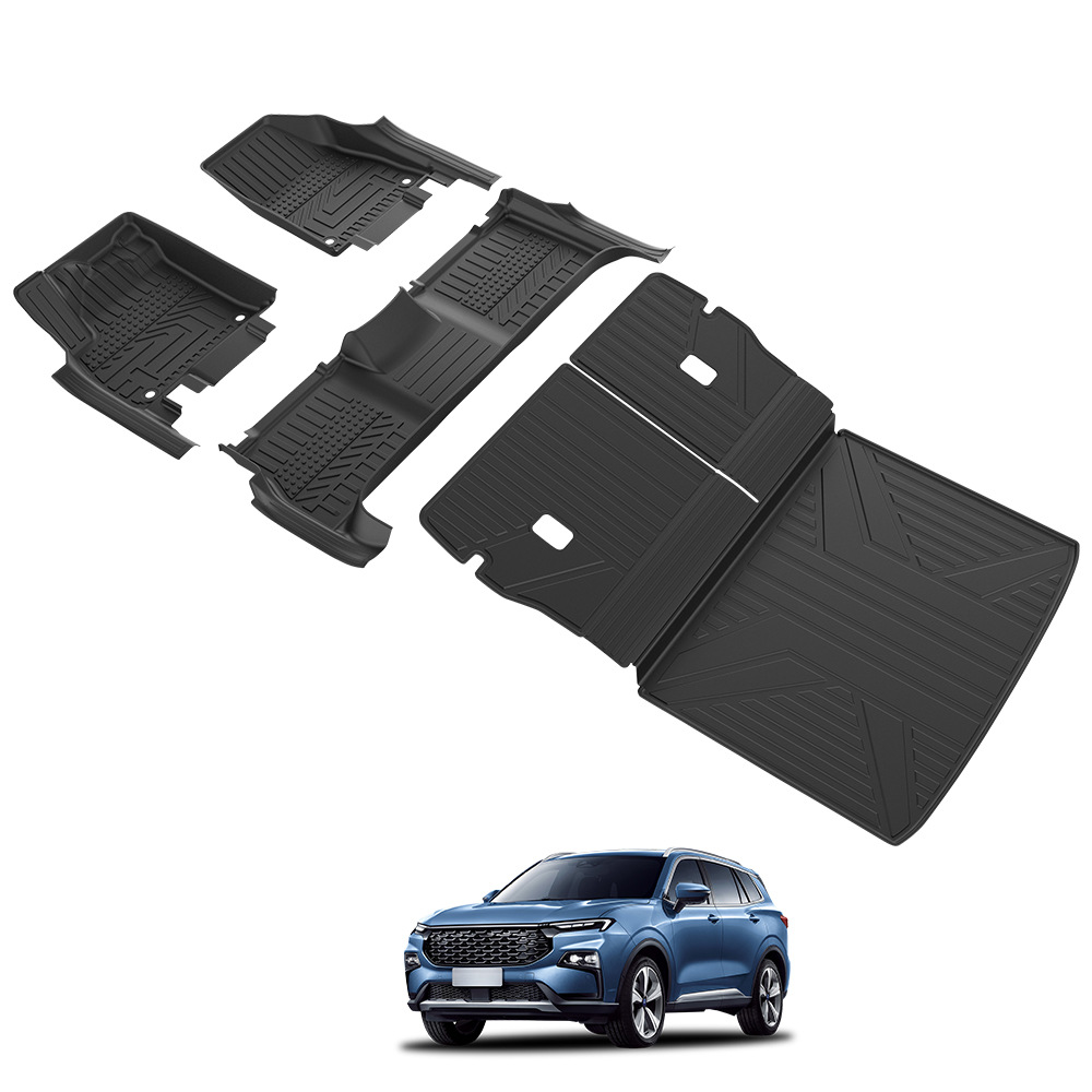 Adecuado para almohadillas de pie Ford Tope, cuello, almohadilla de caja trasera, alfombrilla especial Ford Territory Floor Mats