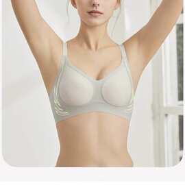 红桃X6588#时尚固定杯无痕排扣美背内衣M-2XL亲肤舒适文胸批发特