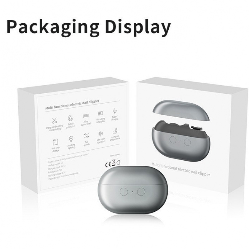 Ampliador de uñas eléctrico transfronterizo, abrazaderas de uñas anti-clip para niños, cuchillo de manicure automático portátil 3 en 1