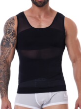 R 34121 Men's Mesh Slimming Vest �������� ŷ������羳����ѷ