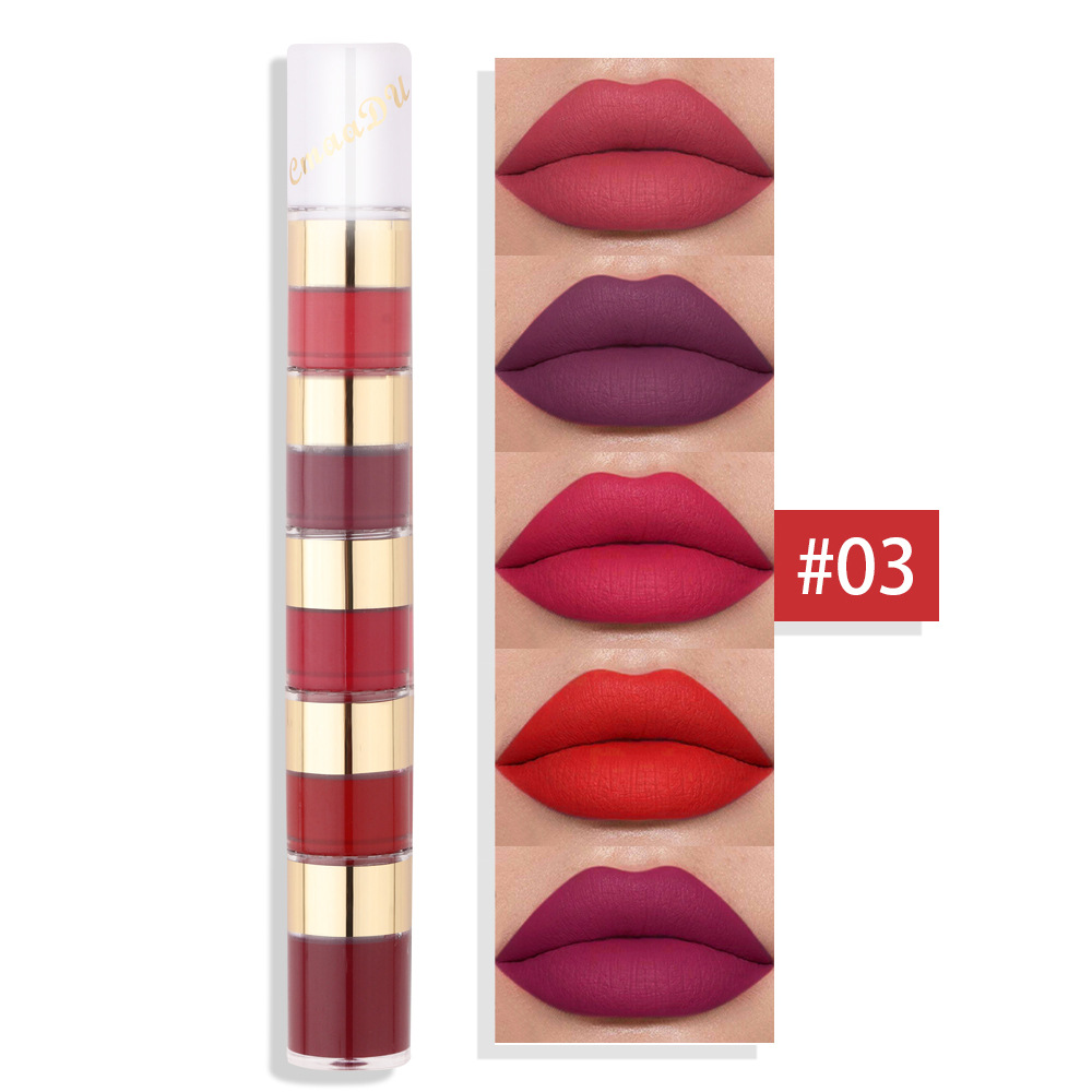 Check it out! Link Disclaimer - Exclusive for foreign trade :CmaaDu 20-color waterproof and long-lasting Lip gloss box set undefined