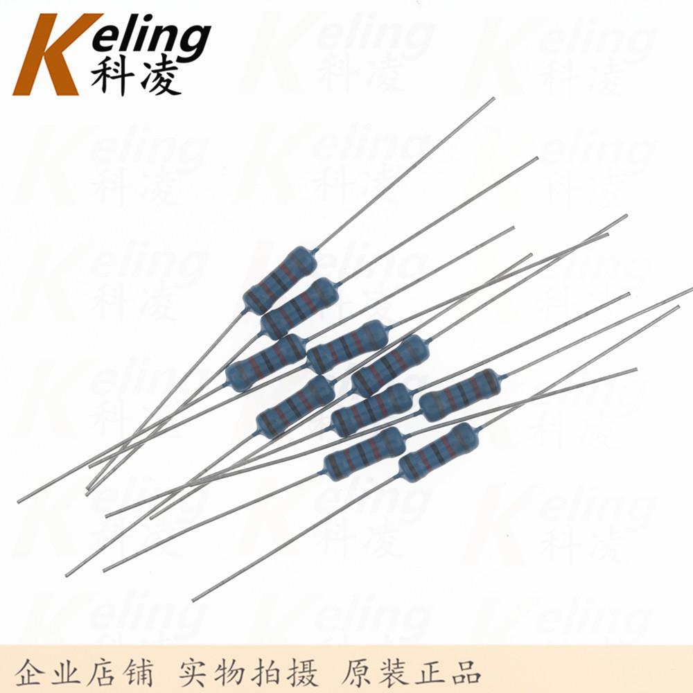 0.5W色环电阻 1/2W金属膜电阻器 82K 1% 直插精密电阻 1包500只