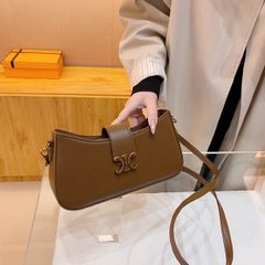高级质感单肩包复古腋下包bags2025新款百搭印花链条斜挎包女跨境