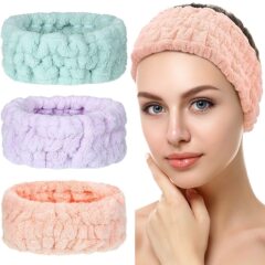 洗顔ヘアバンド日本式洗面水防湿サンゴベルベットヘアバンドマスク神器シンプルなヘッドバンド男女