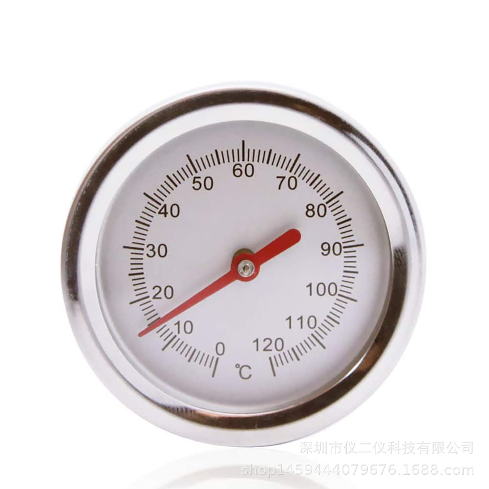 土壤插入温度计 不锈钢堆肥土壤温度计50cm探针 土壤肥料水测温仪