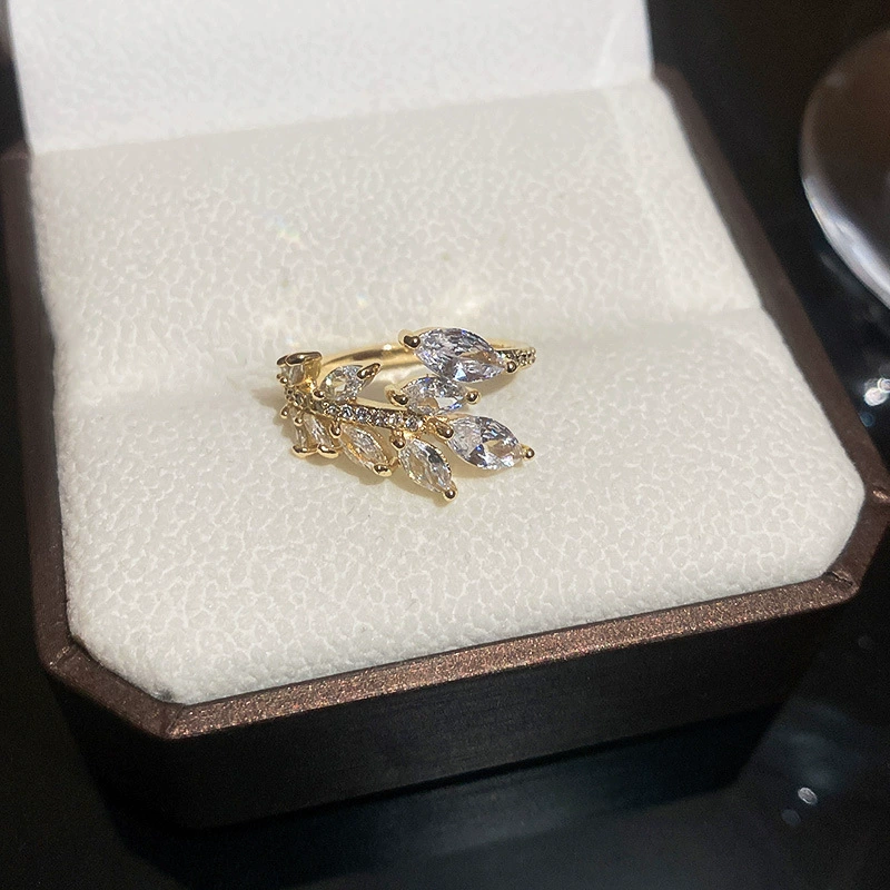 П fashionable ring with zircon?