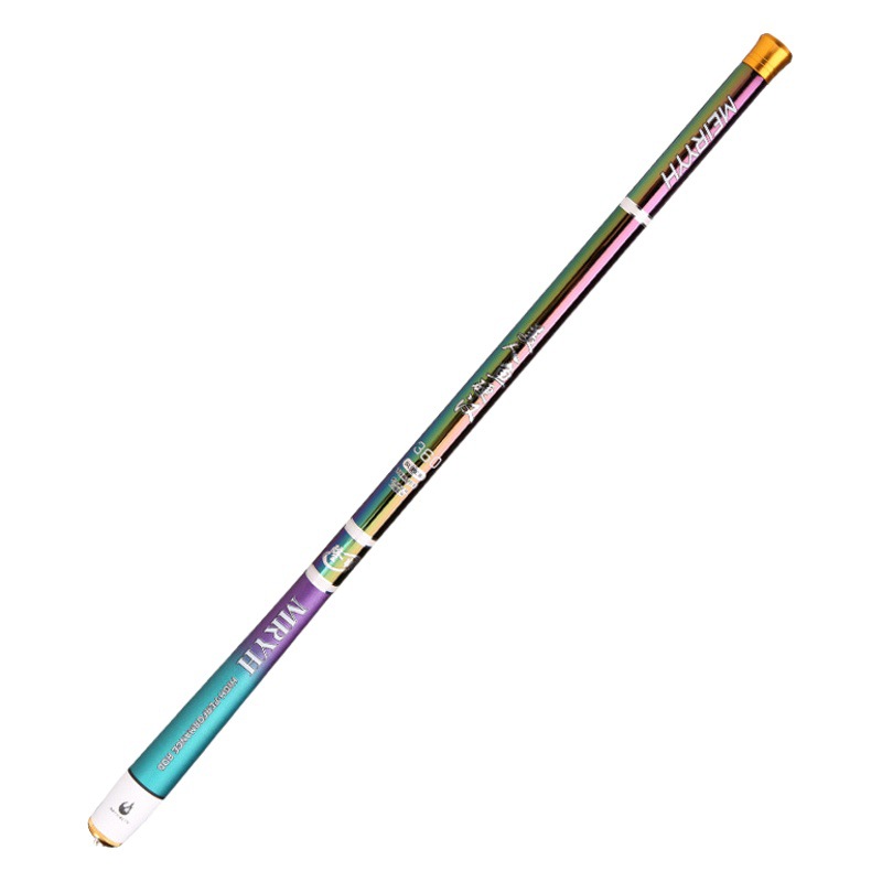 Ultra corto sección corta caña de pescar al por mayor de carbono ultra duro luz corriente mano varilla 43cm bolsillo conveniente varilla de los niños