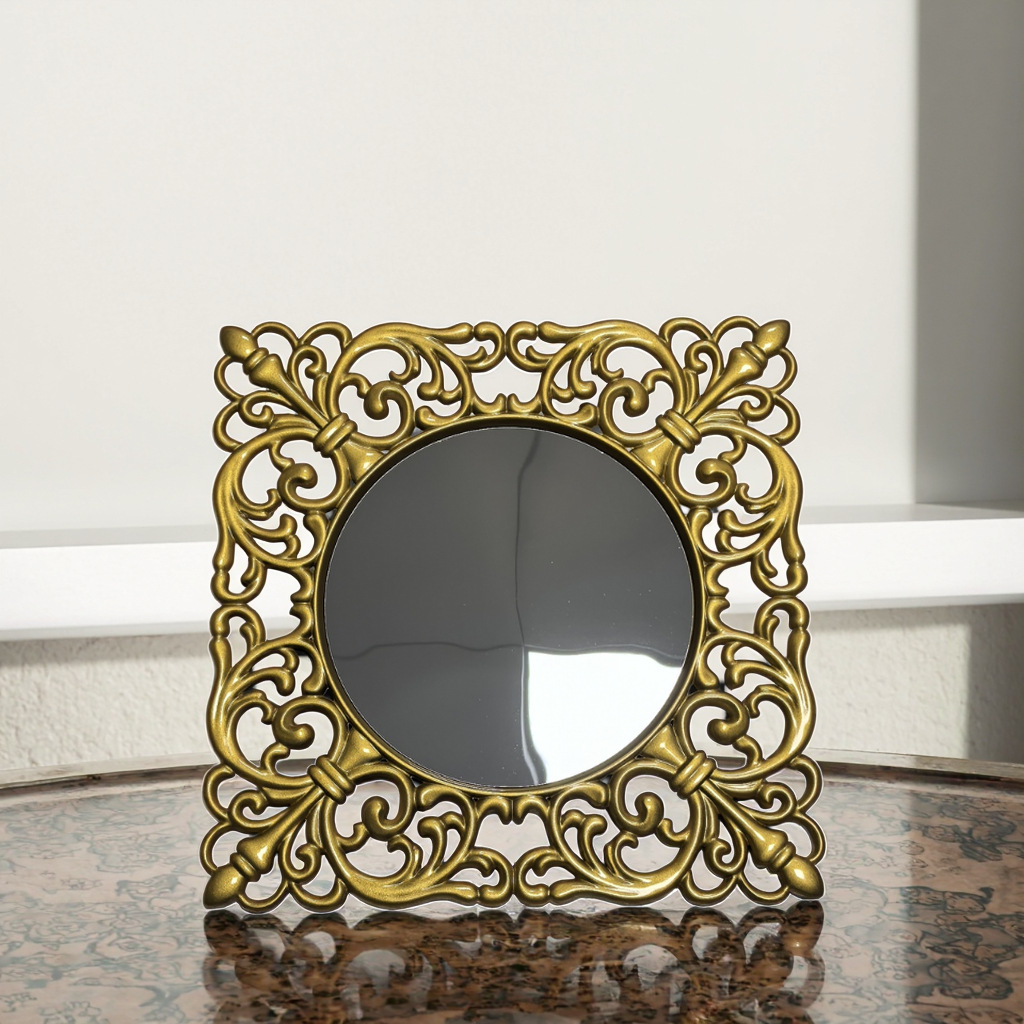 Comercio exterior retro europeo hueco bandeja de fruta boda hotel artesanía placa de decoración placas de plástico cargador