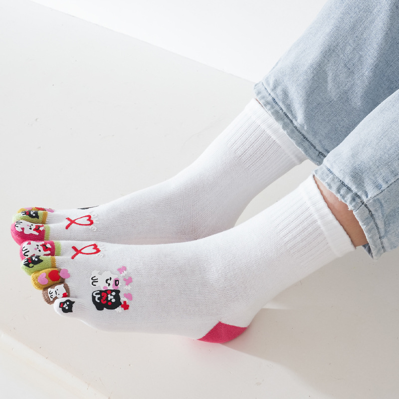 Women's cartoon Tabi for toes