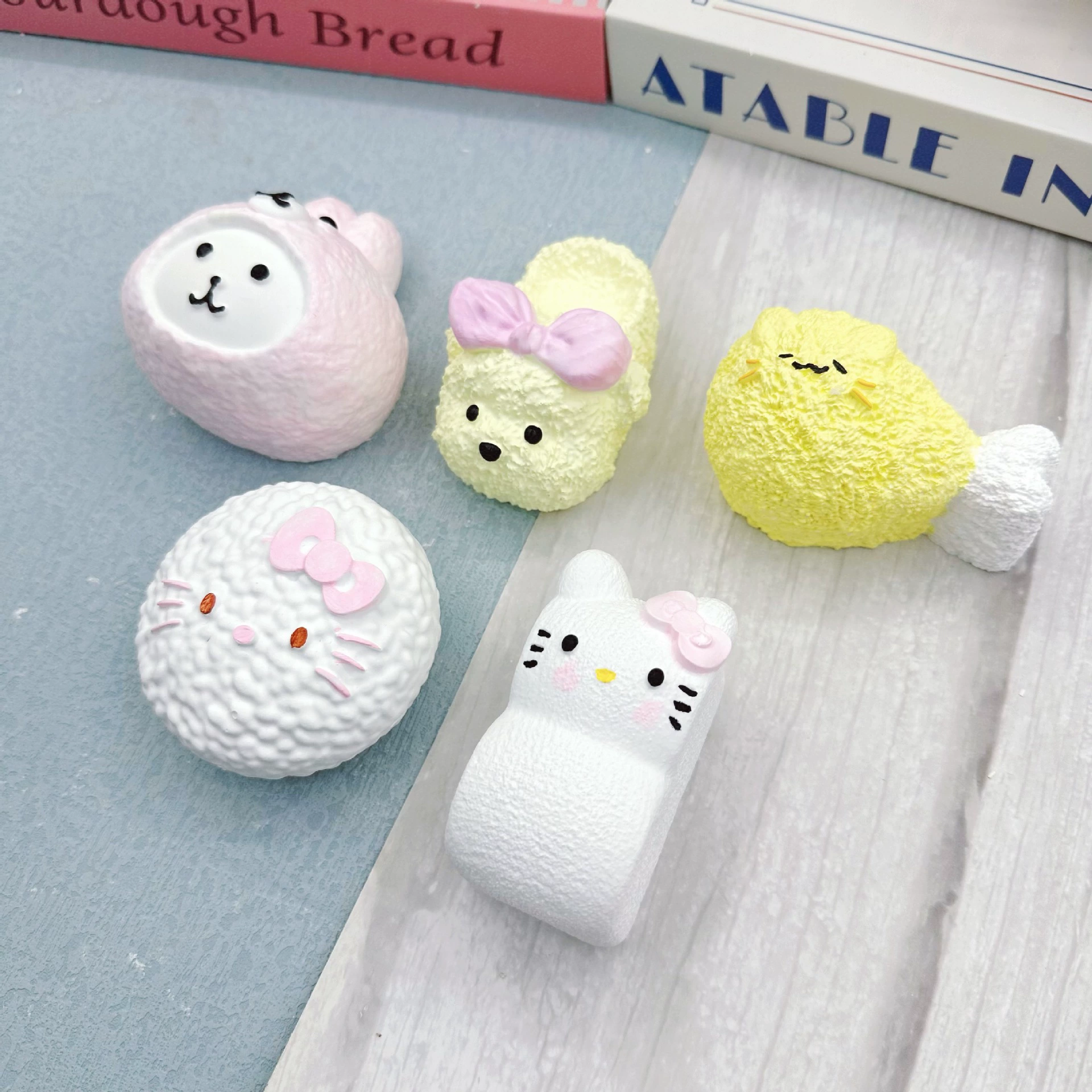 Plush slippers, aromatherapy, silicone mold, kitten, bear Lina