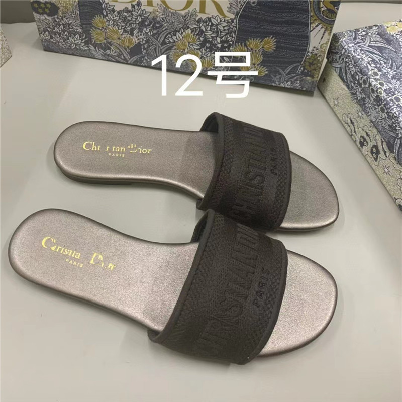 外贸D家拖鞋女经典款提花刺绣夏季沙滩外穿一字型女式拖鞋出货快|undefined