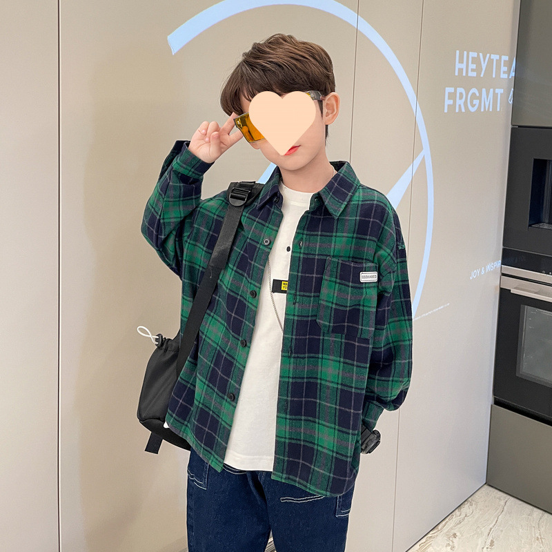 그린 [신4색 체크무늬]