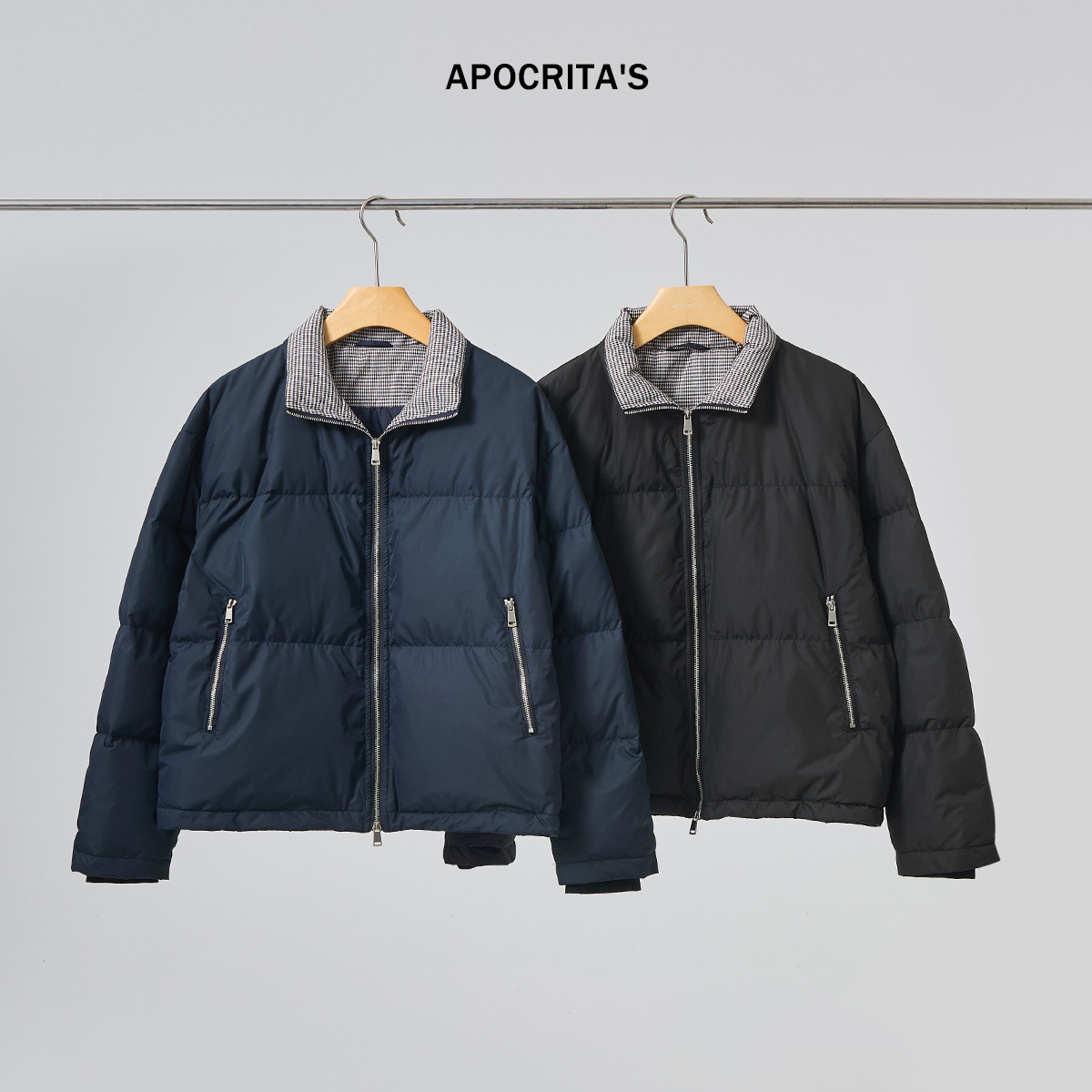 Apo Men's Clothing | Cross-Border White Duck down Jacket Men's Winter Warm Versatile Loose Casual Jacket Jacket Bread Jacket