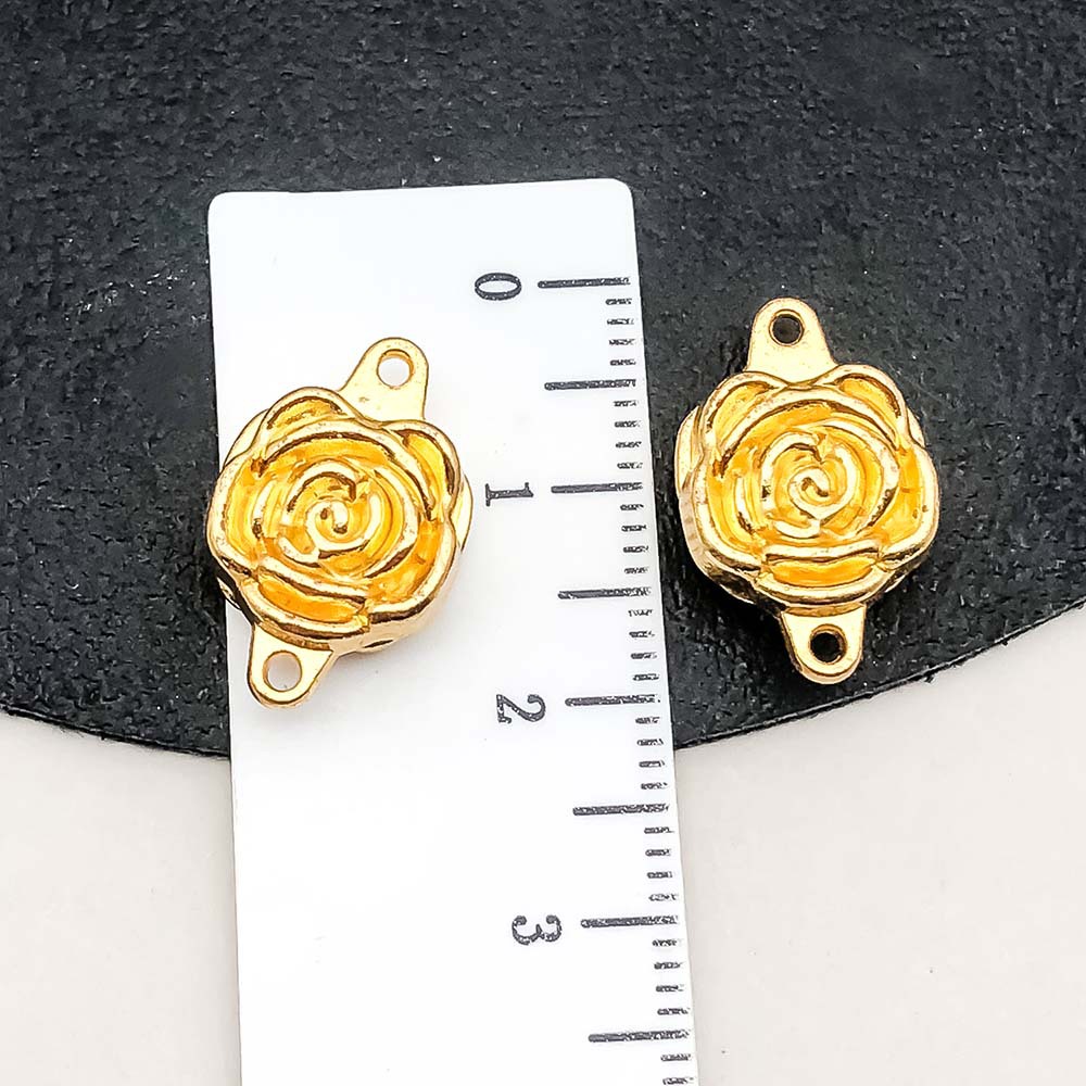 1 kc gold rose magnet buckle 18*12mm-3.5g-19842