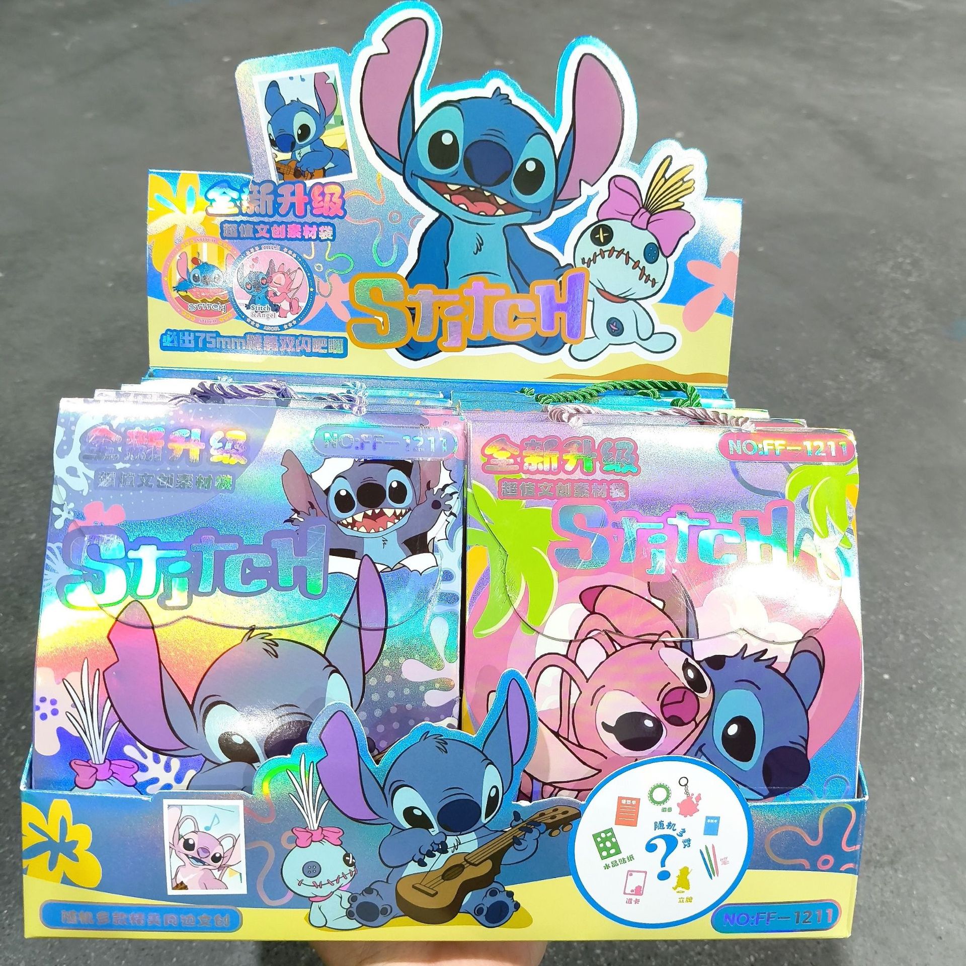 Nuevo ángel de tela sorpresa bolsas ciegas dibujos animados lindos Wenchuang bolsas de moda para jugar tela papelería caja ciega regalos