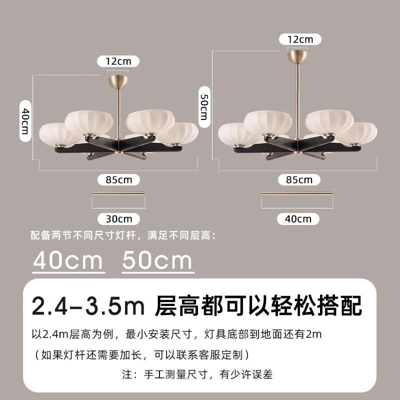 Lámpara de sala de estar medieval francesa retro lámpara principal candelabro dormitorio retro americano comedor sala de estudio lámpara de techo alto de piso bajo