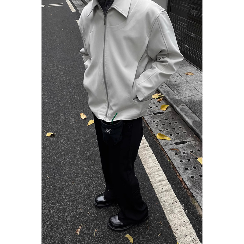 Advanced Texture Casual Jacket Men's Spring and Autumn 2024 New Loose Fashionable Retro All-match Jacket Top Advanced Texture Casual Jacket Men's Spring and Autumn 2024 New Loose Fashionable Retro All-match Jacket Top