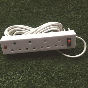 Manufacturers supply large South Africa 4-hole 4-position board wholesale power cord socket British jack with cord plug row multi-position