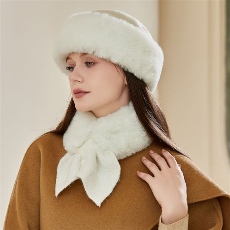 Gorro ushanka y cuello térmico para hombre peluche invierno_voghion.com