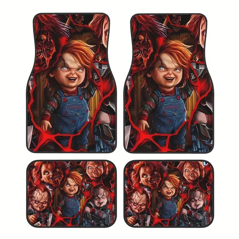 Cross-Border Temu Hot-Selling Retro Persian Nordic Abstract Style Car Floor Mats, Stain-Resistant, Wear-Resistant, Easy to Care For, Non-Slip