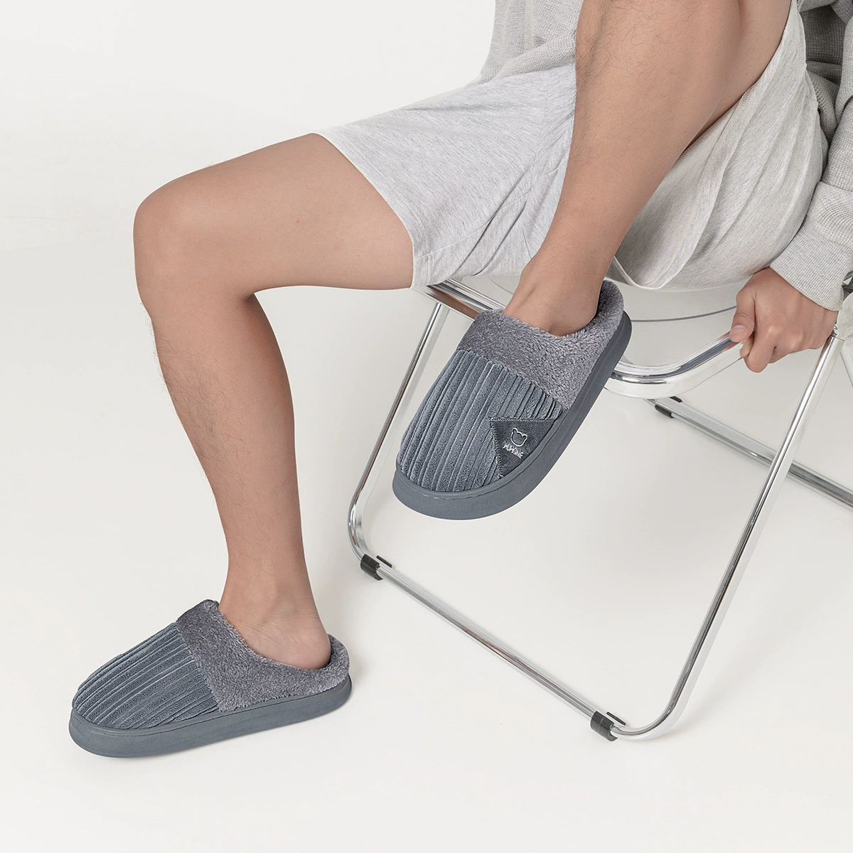 D Demi-season non-slip slippers platform, for middle age, wholesale