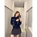 厂家早秋复古显瘦刺绣动物卡通绣花羊毛开衫外套圆领针织毛衣长袖