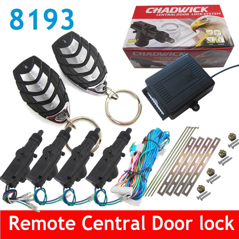 12 В пульт дистанционного управления автомобильной центральной дверной замок производитель поставляет 603-8193 автомобильный центральный замок противоугонное устройство производитель