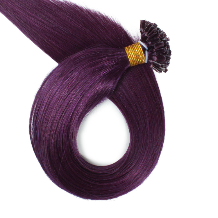 指甲发 50CM 紫色# 直条 (10)