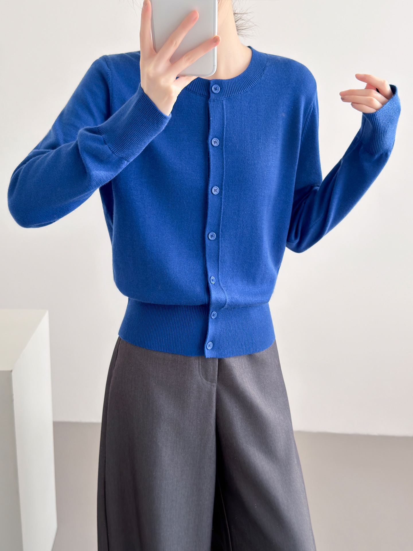 Woolen cardigan