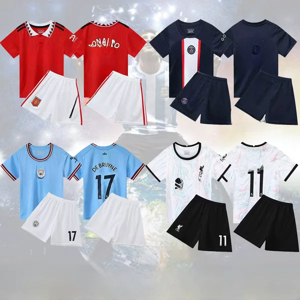 2425 New Season Children's Football Uniform suit Boys and Girls Games Jersey Kindergarten Competition Performance Team Uniform