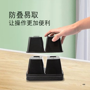 500/650/750ml disposable lunch box double packing box split fast food box two extra transparent new products