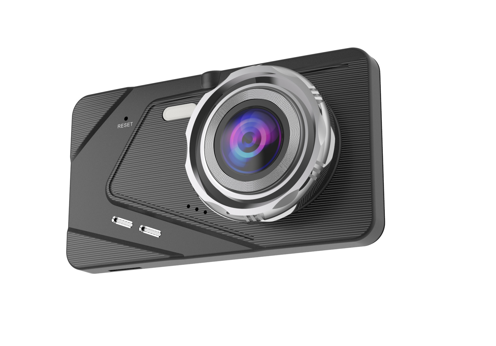 Metal 4inch Touch Ips Dual Lens 1080P2.5D Hidden Car Night Vision Dvr Dash Cam