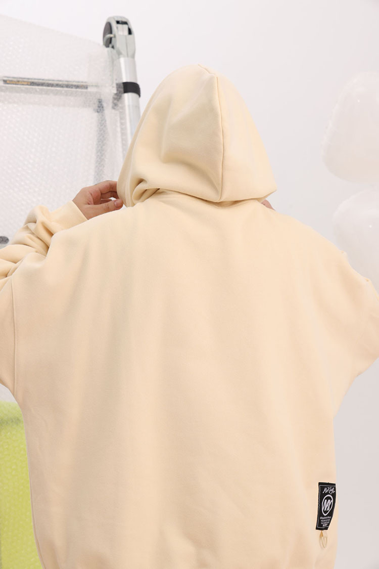 Herren Kapuzenpullover Schwer Mit Daisy Motiv Und Samtfutter_voghion.com